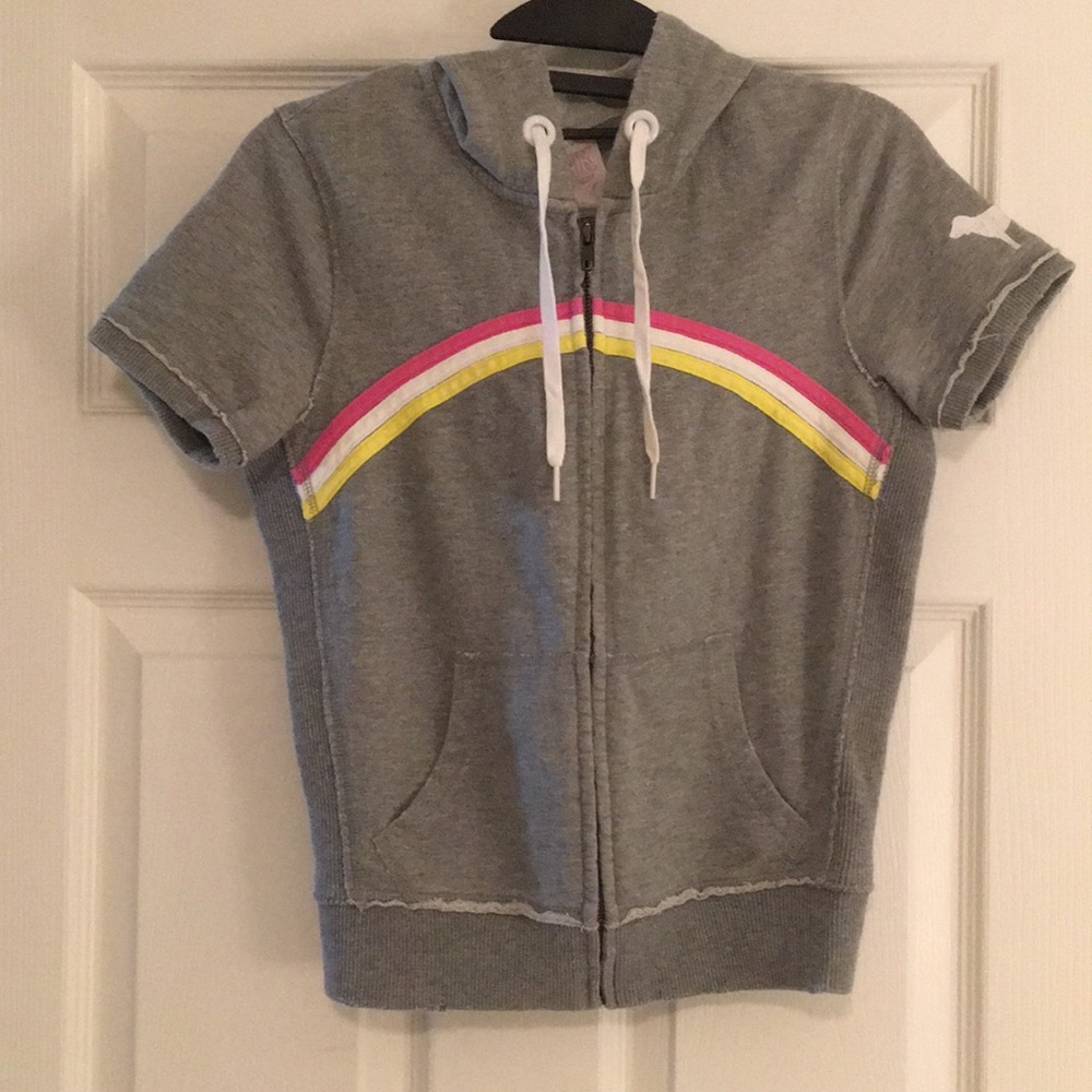 VS Pink| Hoodie Short Sleeve